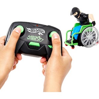 Hot Wheels  Aaron Wheelz Remote-Control Wheelchair