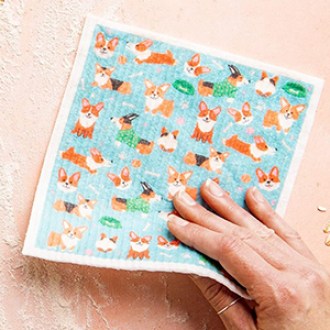 Puppington  Pupper Towels 12 Pack Swedish Dishcloths