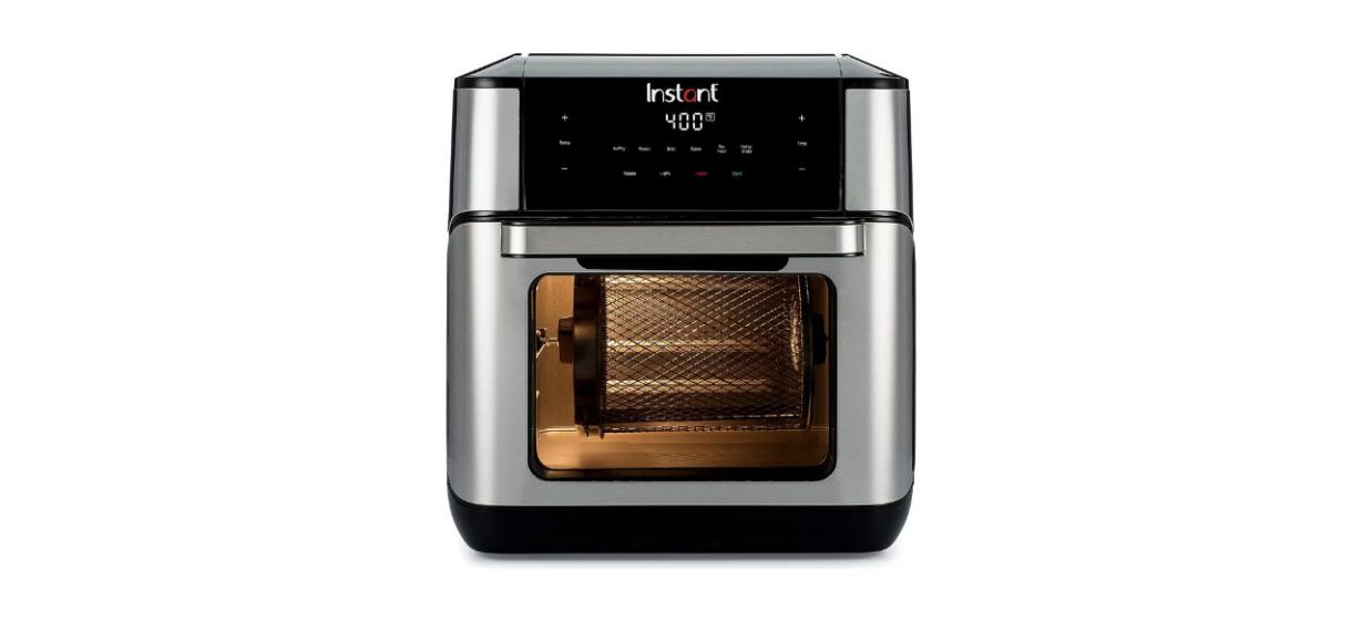 Instant Pot 7-in-1 10-Quart Air Fryer on white background Instant Pot 7-in-1 10-Quart Air Fryer on white background