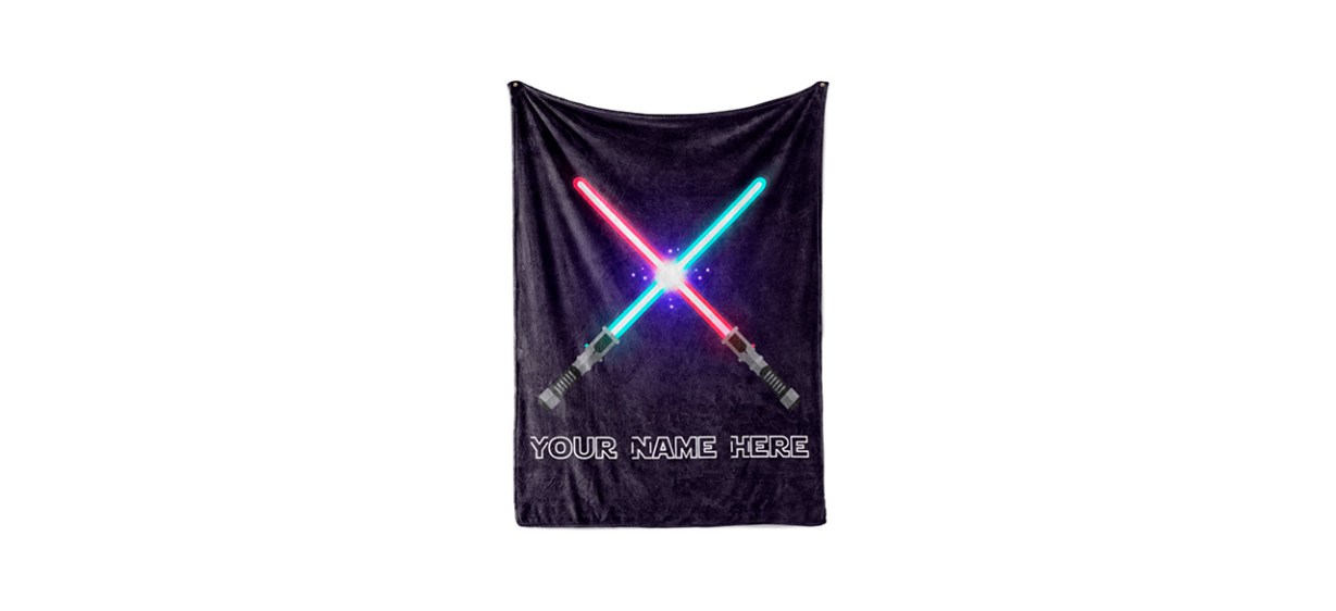 Best Personalized lightsaber fleece blanket Best Personalized lightsaber fleece blanket
