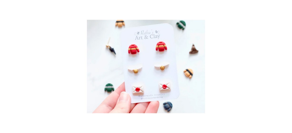 Best Ruthies Art And Clay Harry Potter Polymer Clay Stud Earring Pack Best Ruthies Art And Clay Harry Potter Polymer Clay Stud Earring Pack