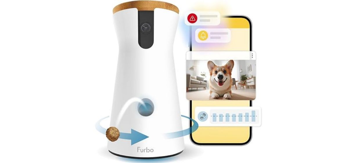 Furbo 360° Dog Camera on white background Furbo 360° Dog Camera on white background
