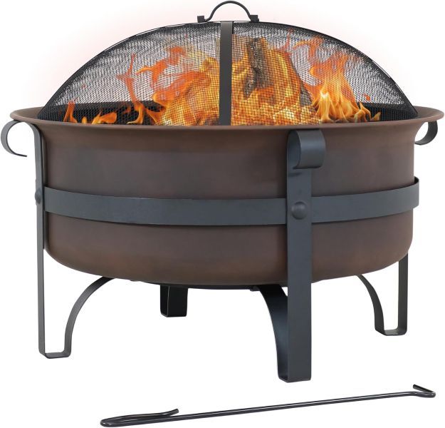 Sunnydaze 29-Inch Wood-Burning Outdoor Fire Pit