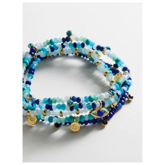 BaubleBar Indya Evil Eye Layered Bracelet Set