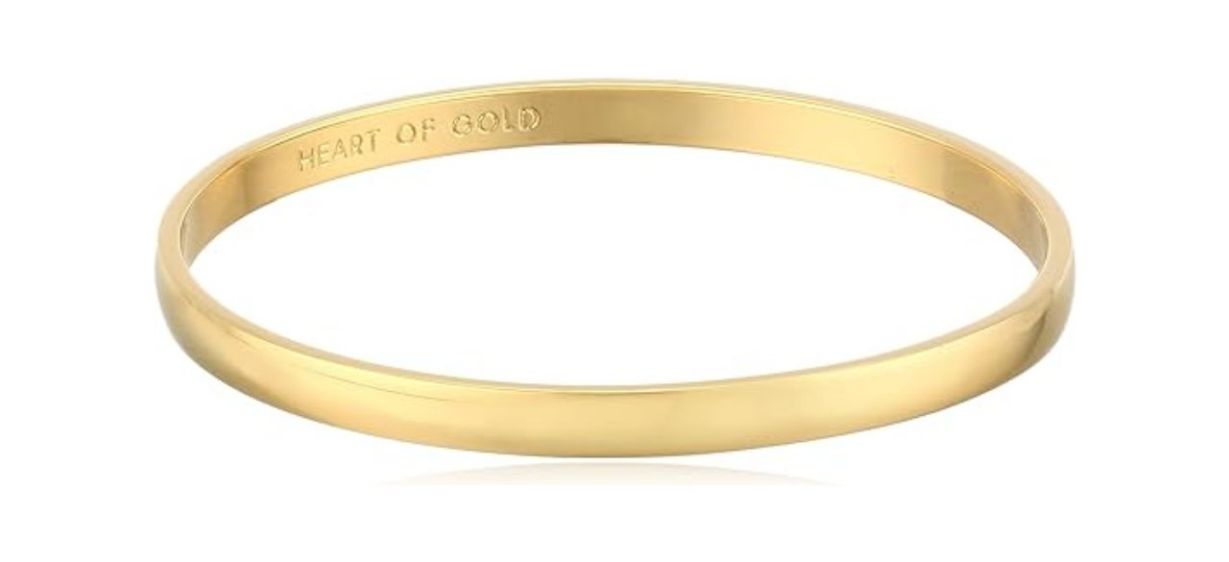 Kate Spade New York Idiom Bangle with &quot;heart of gold&quot; engraved on the interior