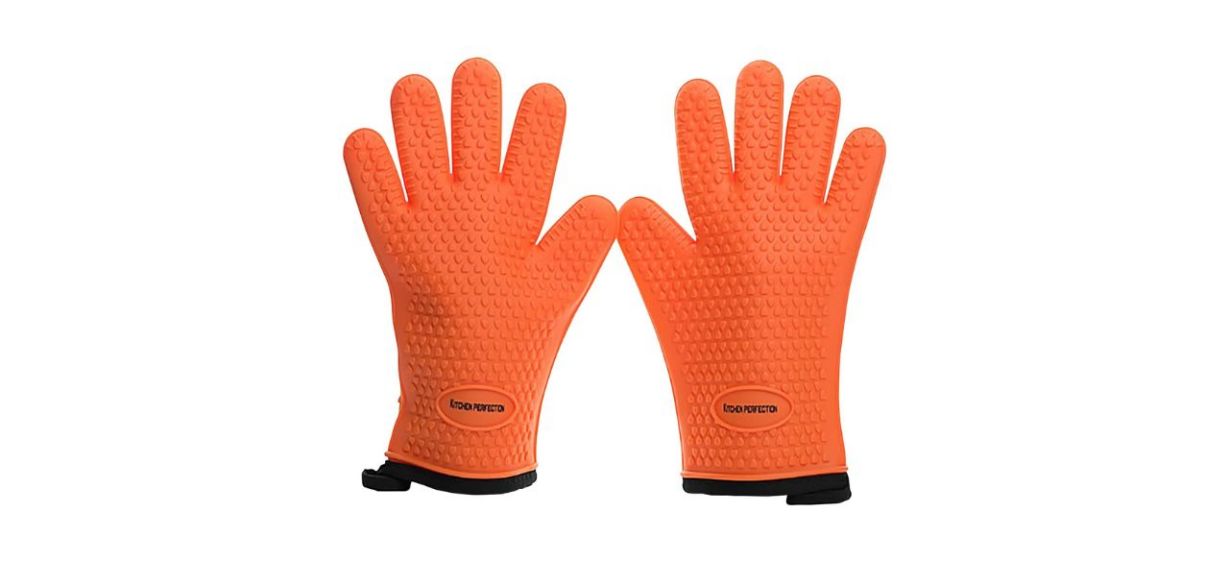 Best Kitchen Perfection Silicone Smoker Oven Gloves