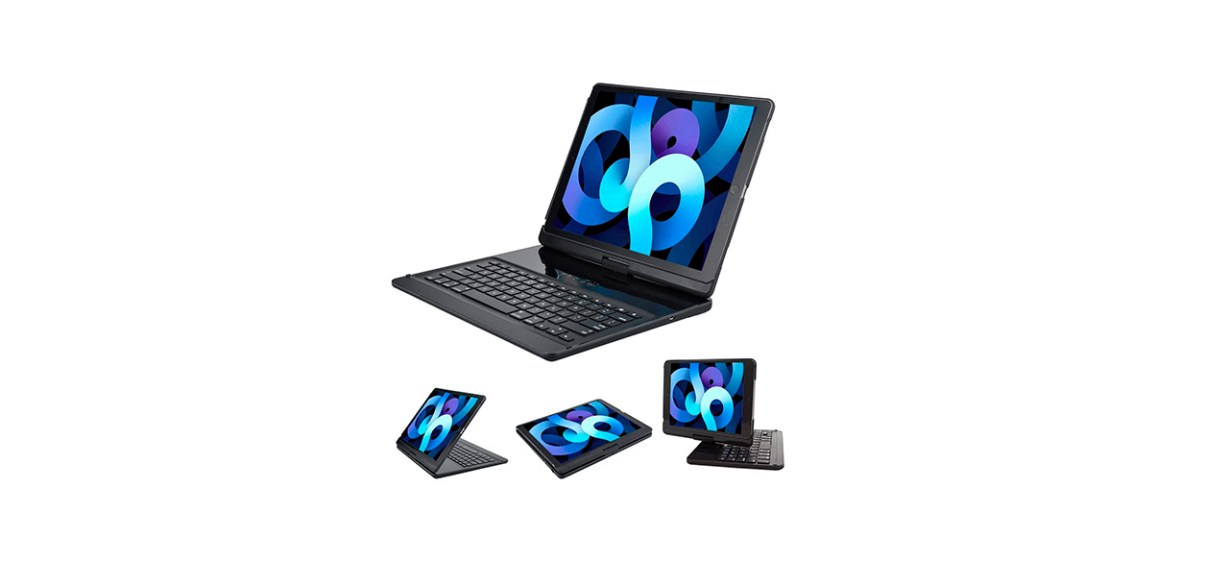 Best LENRICH iPad Pro 12.9 case with Keyboard