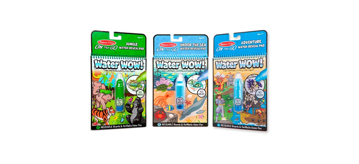 Best Melissa &amp; Doug On-the-Go Water Wow! Activity Pads
