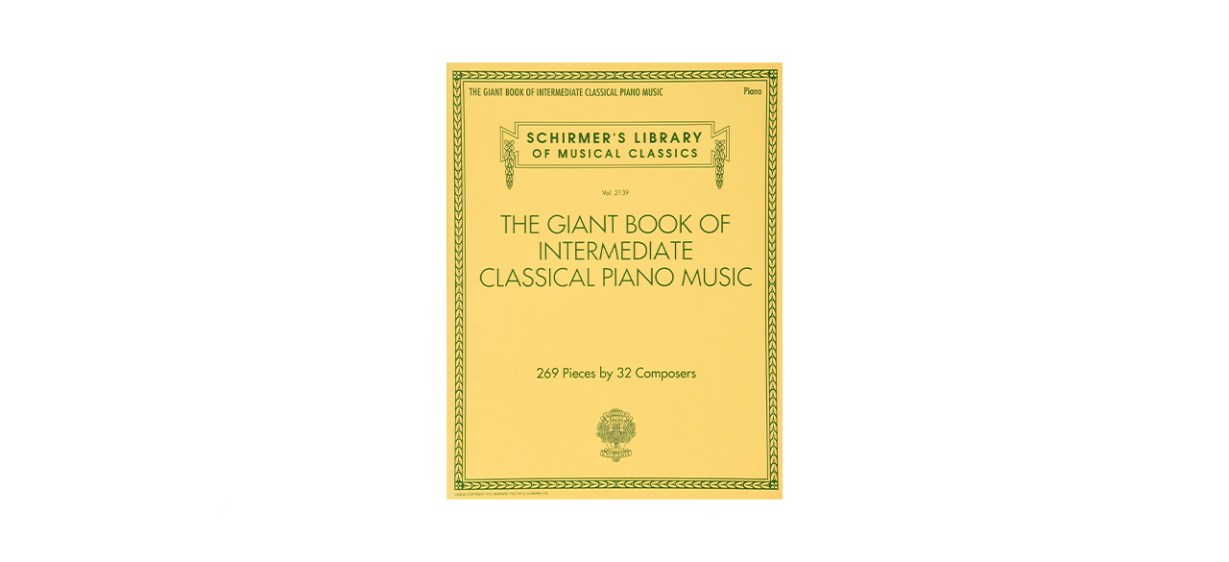 Best The Giant Book of Intermediate Classical Piano Music