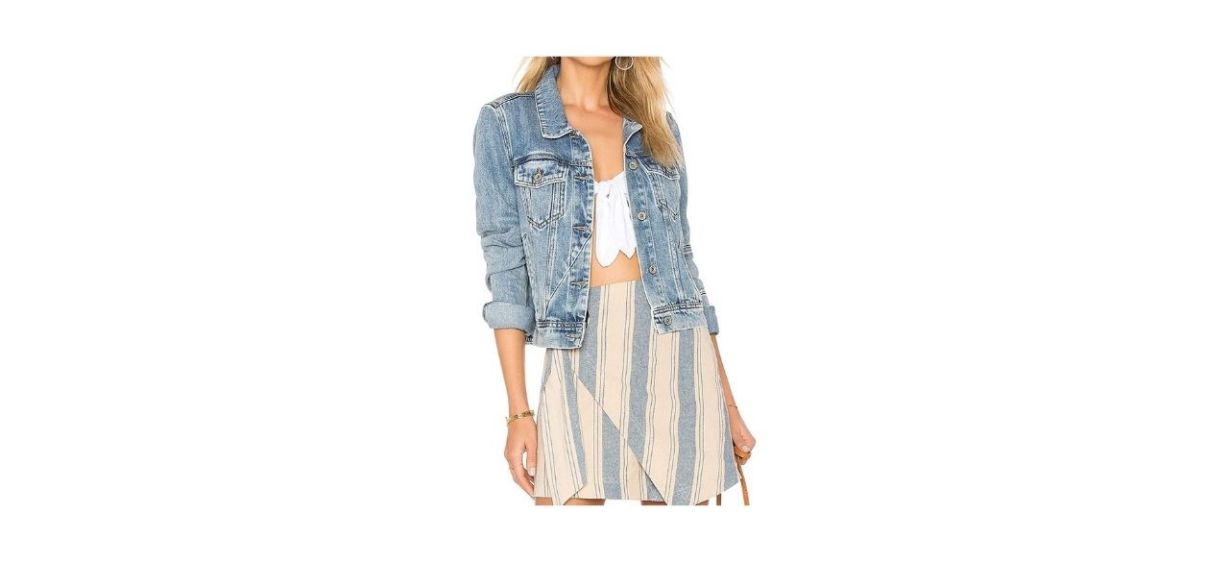 Free People Women’s Rumors Denim Jacket