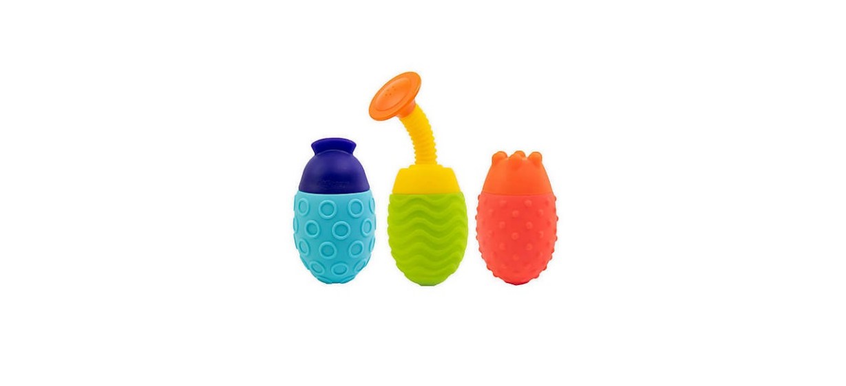 Sassy 3-Pack Squeezies Bath Toys