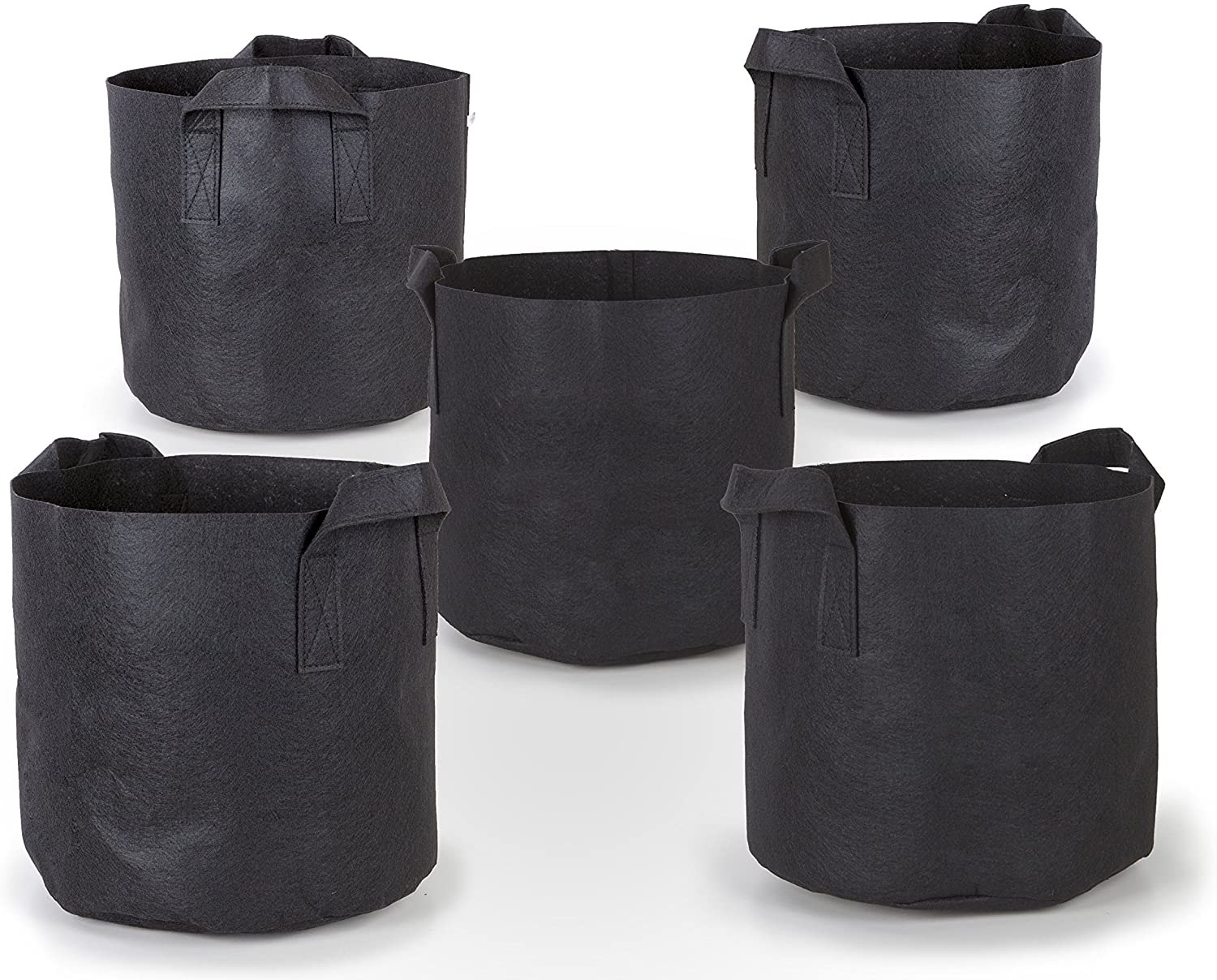 247Garden 5-Pack 7-Gallon Grow Bags