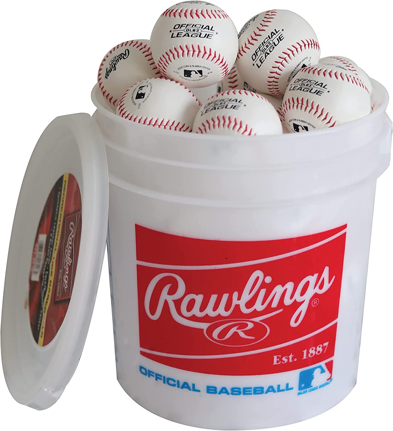 Rawlings Bucket of Baseballs, 24