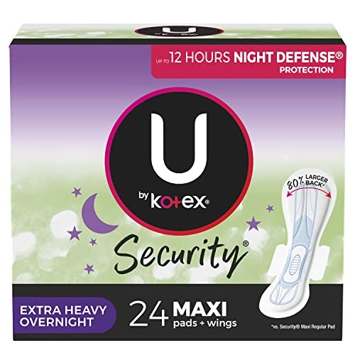 U by Kotex Security Feminine Maxi Pad With Wings