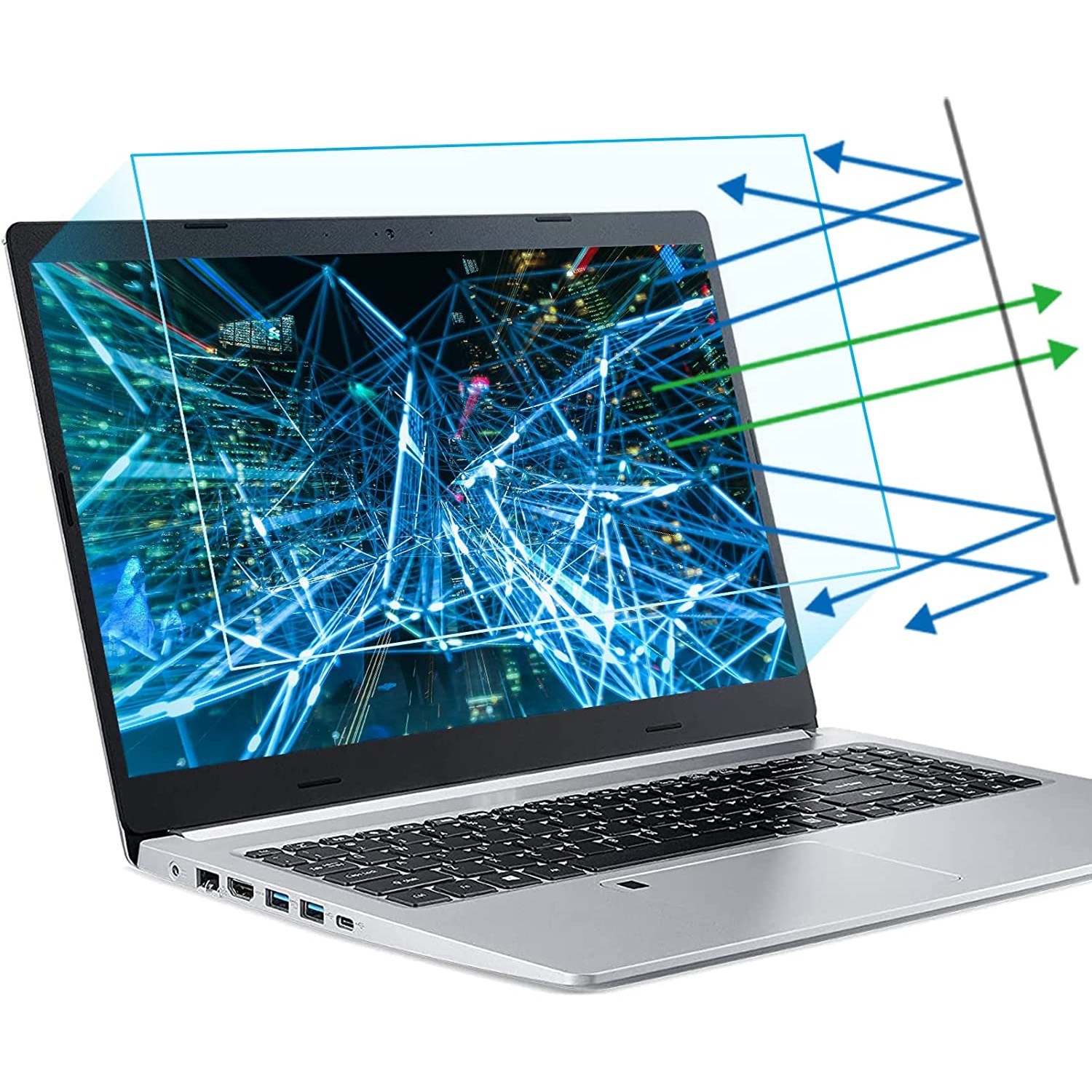 FORITO 15.6 Inch Laptop Screen Protector, 2 pack