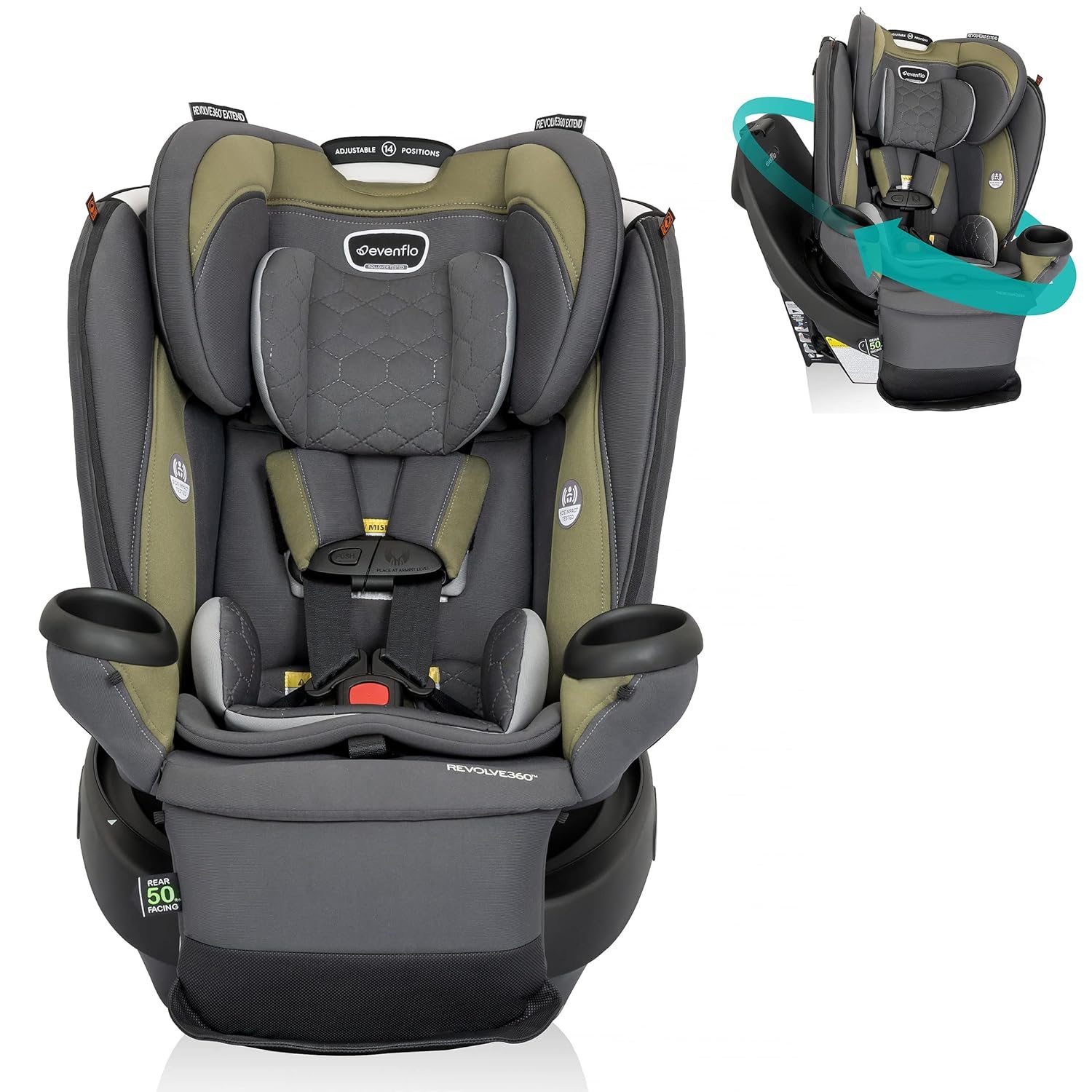Evenflo Revolve360 Extend All-in-One Rotational Car Seat