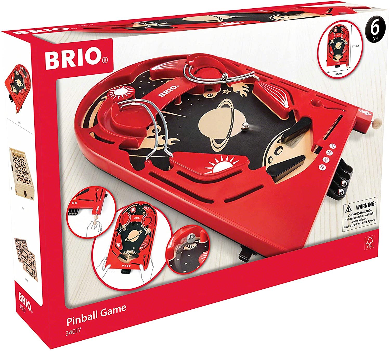 Brio Tabletop Pinball Game