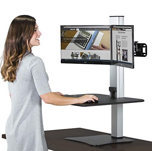 Victor DC350 Dual Monitor Sit/Stand Desk Converter